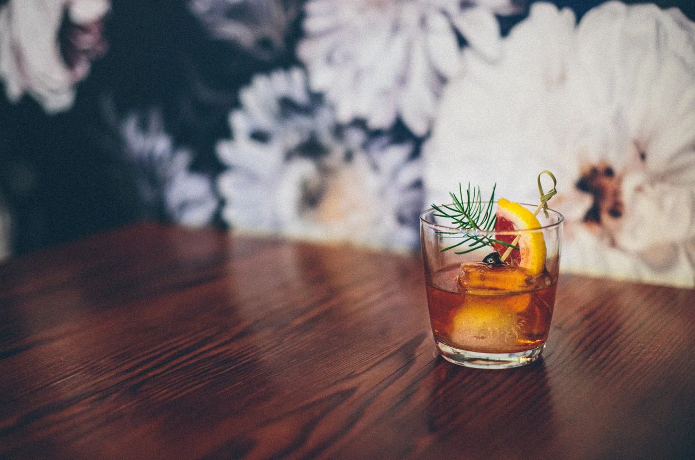 Craft cocktail at Copper Glance